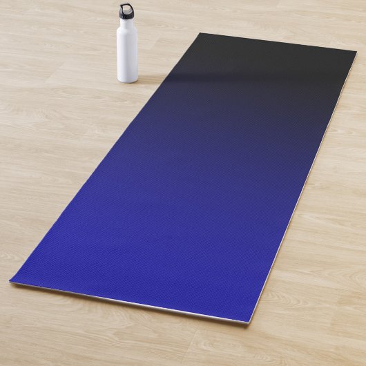 Schwarzer Farbverlauf Yogamatte