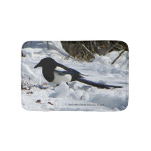 Schwarzer Felsberg Magpie bathmat