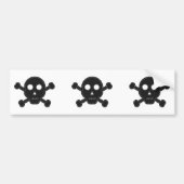 Schwarzer Felt Autoaufkleber (Vorne)