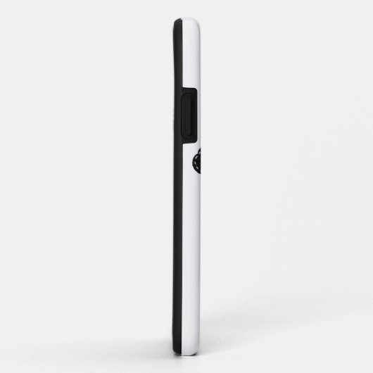 Schwarzer Felt Case-Mate iPhone Hülle (Hinten/Rechts)