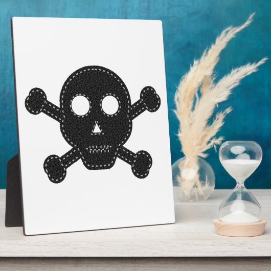 Schwarzer Felt Fotoplatte (Seite)