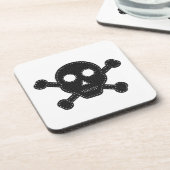 Schwarzer Felt Getränkeuntersetzer (Linke Seite)