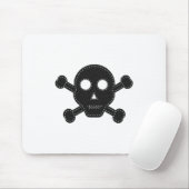 Schwarzer Felt Mousepad (Mit Mouse)