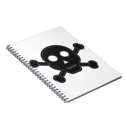 Schwarzer Felt Notizblock (Rechte Seite)