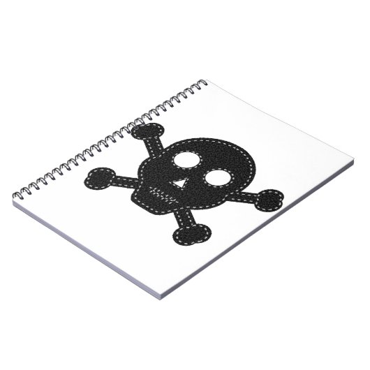 Schwarzer Felt Notizblock (Linke Seite)