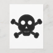 Schwarzer Felt Postkarte (Vorderseite)