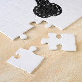 Schwarzer Felt Puzzle (Seite)