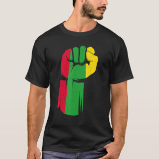 Schwarzer Fis, amerikanischer Stolz der schwarzen T-Shirt