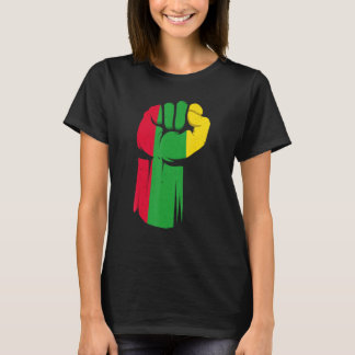 Schwarzer Fis, amerikanischer Stolz der schwarzen T-Shirt