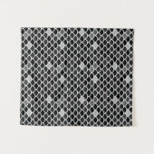 Schwarzer Fischstand Wandteppich (Vorderseite (Horizontal))