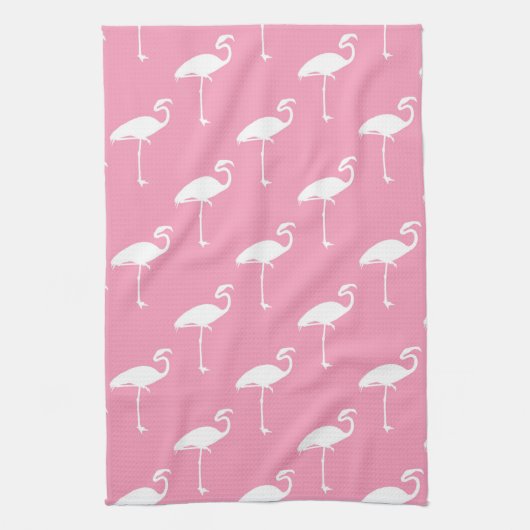 Schwarzer Flamingo tropischer Flamingos rosa Hinte Handtuch (Vertikal)