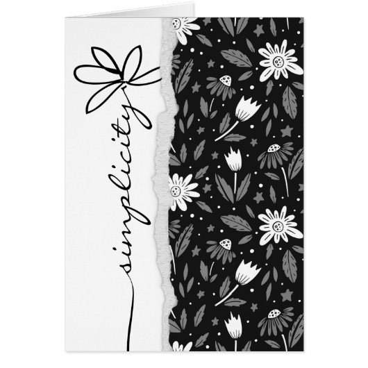 Schwarzer Fleck mit Wortschlichtheit (Vorne)