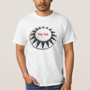 Schwarzer Flipperautomat-Pop-Stoßdämpfer T-Shirt