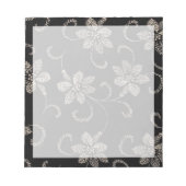 Schwarzer Florentoss Notizblock (Vorderseite)