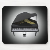 Schwarzer Flügel: Modell 3D: Mousepad (Vorne)