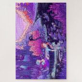 Schwarzer Fluss Puzzle (Vertikal)