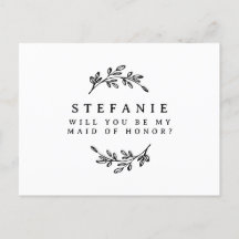 Schwarzer Folienkranz wird meine Trauzeugin sein