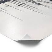 Schwarzer Fox-Tinte Fotodruck (Ecke)