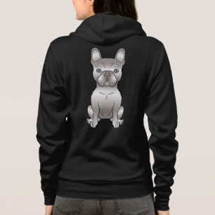Schwarzer Französische Bulldogge / Französische Ca Hoodie