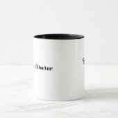 Schwarzer Frauenarzt mit Stethoskop-Tasse Tasse (Zentrum)