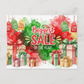 Schwarzer Freitag & Cyber Montag: Postkarte (Vorderseite)