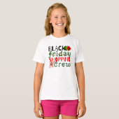 Schwarzer Freitag Einkaufsteam T-Shirt (Vorne ganz)