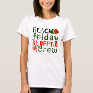 Schwarzer Freitag Einkaufsteam T-Shirt