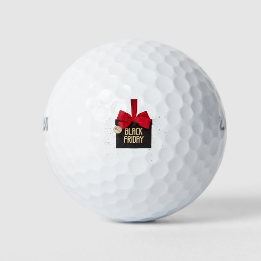 Schwarzer Freitag Golfball (Vorderseite)