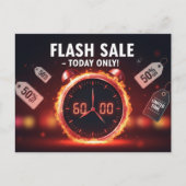 Schwarzer Freitag Postkarte (Vorderseite)