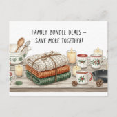 Schwarzer Freitag Postkarte (Vorderseite)