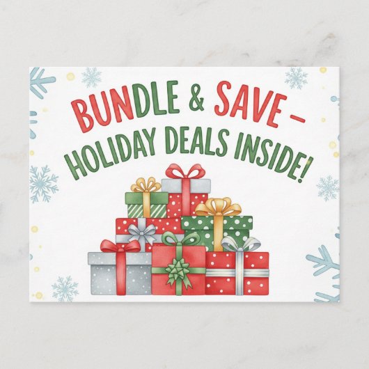 Schwarzer Freitag Postkarte (Vorderseite)