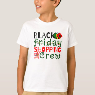 Schwarzer Freitag Shopping-Crew T-Shirt