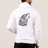 Schwarzer Fuchs Hoodie (Rückseite)