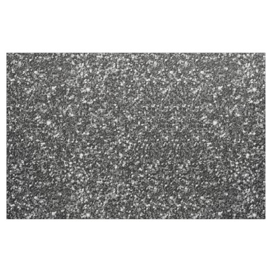 Schwarzer funkelnder Glitzer Stoff (Fat Quarter (45,7 x 55,9 cm))