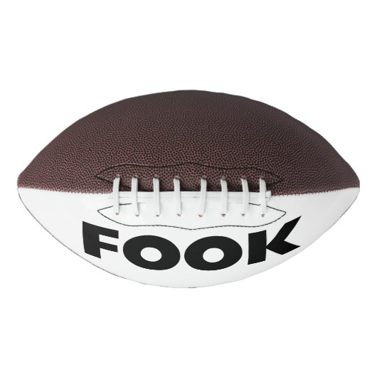 Schwarzer Fußball Football (Vorderseite)