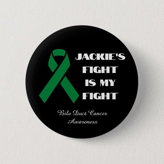 Schwarzer Gallenkrebs unterstützt grüne Multifunkt Button (Vorderseite)