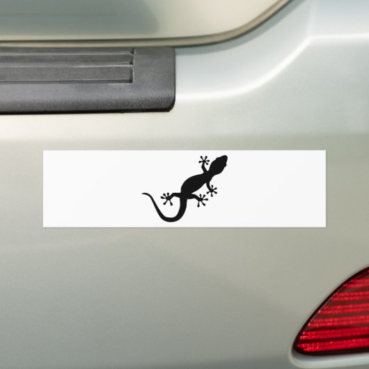 Schwarzer Gecko Autoaufkleber (Auf Auto)
