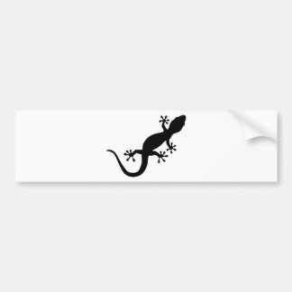 Schwarzer Gecko Autoaufkleber
