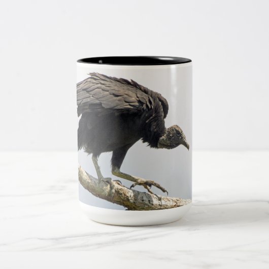 Schwarzer Geier-große Tasse (Mittel)