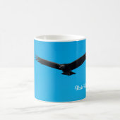 Schwarzer Geier Kaffeetasse (Mittel)