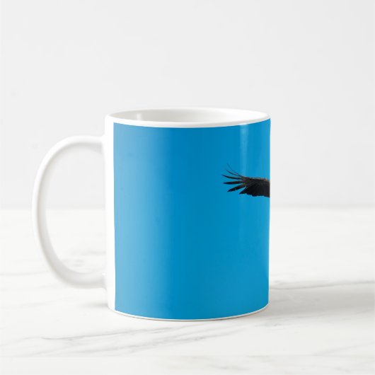 Schwarzer Geier Kaffeetasse (Links)