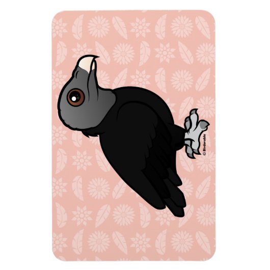 Schwarzer Geier Magnet (Vertikal)