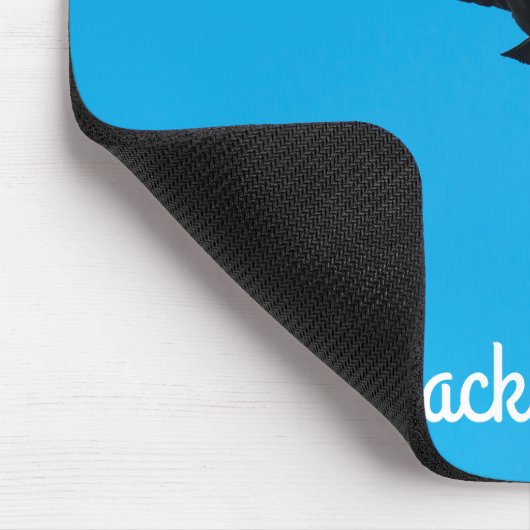 Schwarzer Geier Mousepad (Ecke)