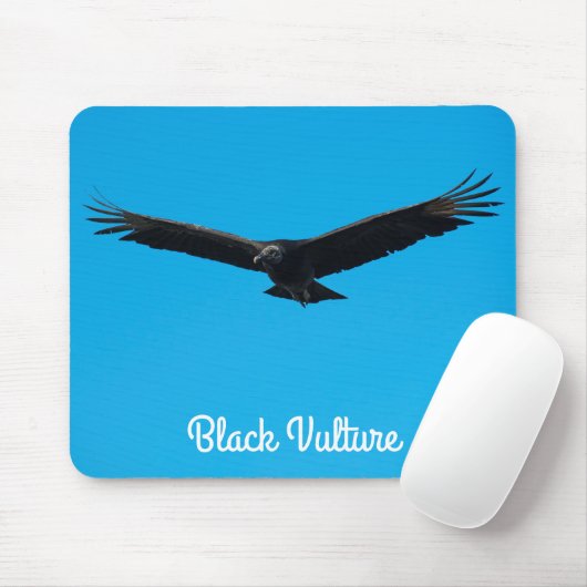 Schwarzer Geier Mousepad (Mit Mouse)