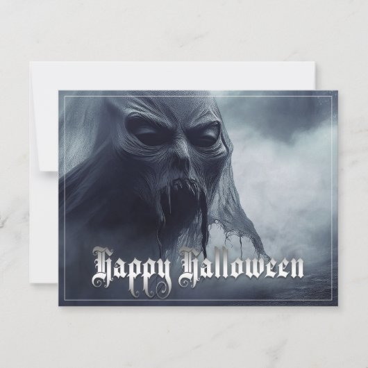 Schwarzer Geist in einer hellischen Landschaft - H (Vorderseite)