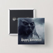 Schwarzer Geist in einer hellischen Landschaft - H Button (Vorne & Hinten)