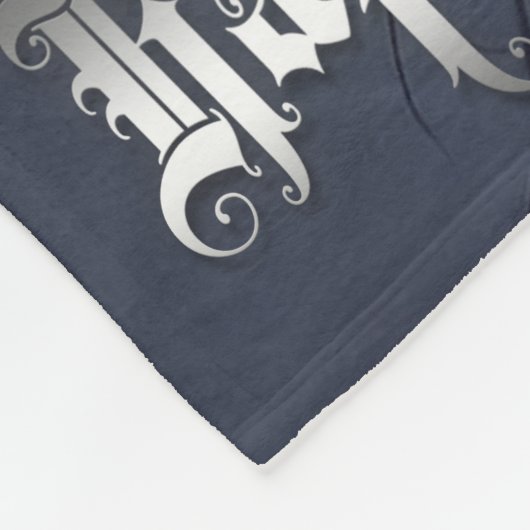 Schwarzer Geist in einer hellischen Landschaft - H Fleecedecke (Ecke)