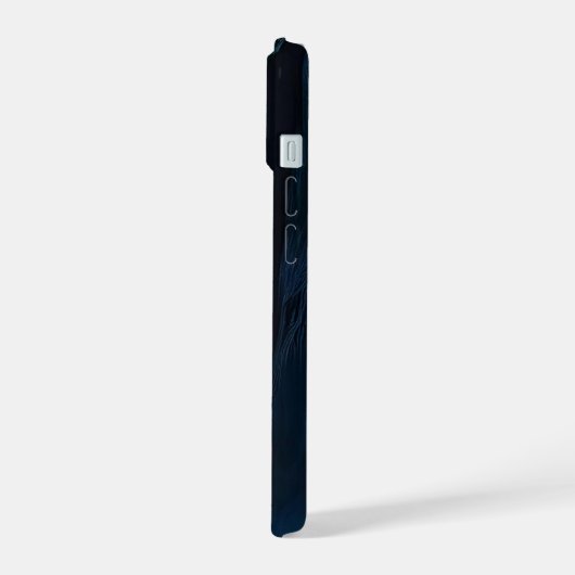 Schwarzer Geist in einer hellischen Landschaft - H iPhone 15 Hülle (Linke Seite)