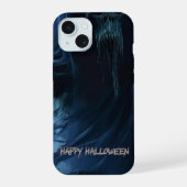 Schwarzer Geist in einer hellischen Landschaft - H iPhone 15 Hülle (Rückseite)