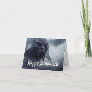 Schwarzer Geist in einer hellischen Landschaft - H Karte